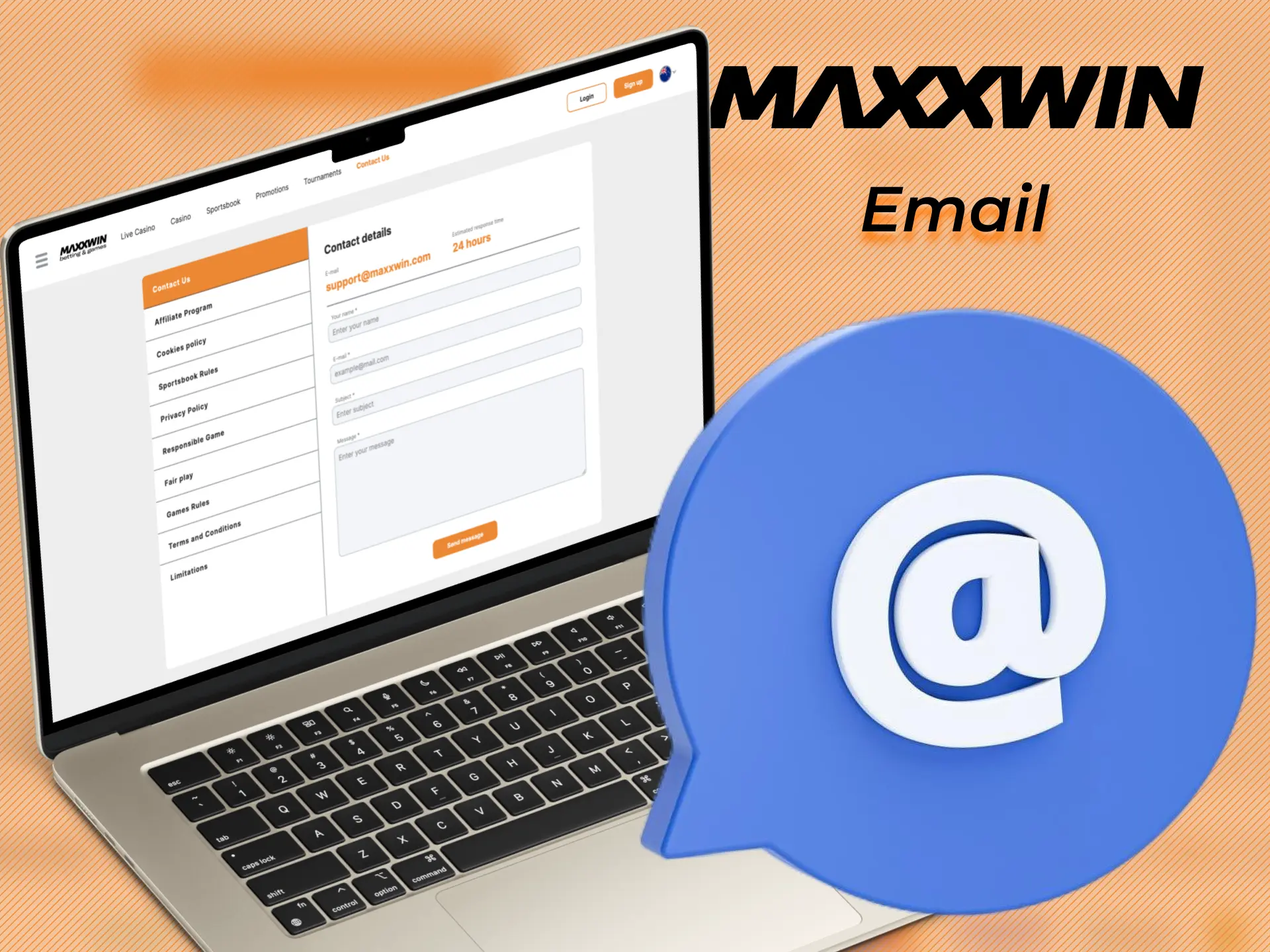 Maxxwin Support only responds to one e-mail address.