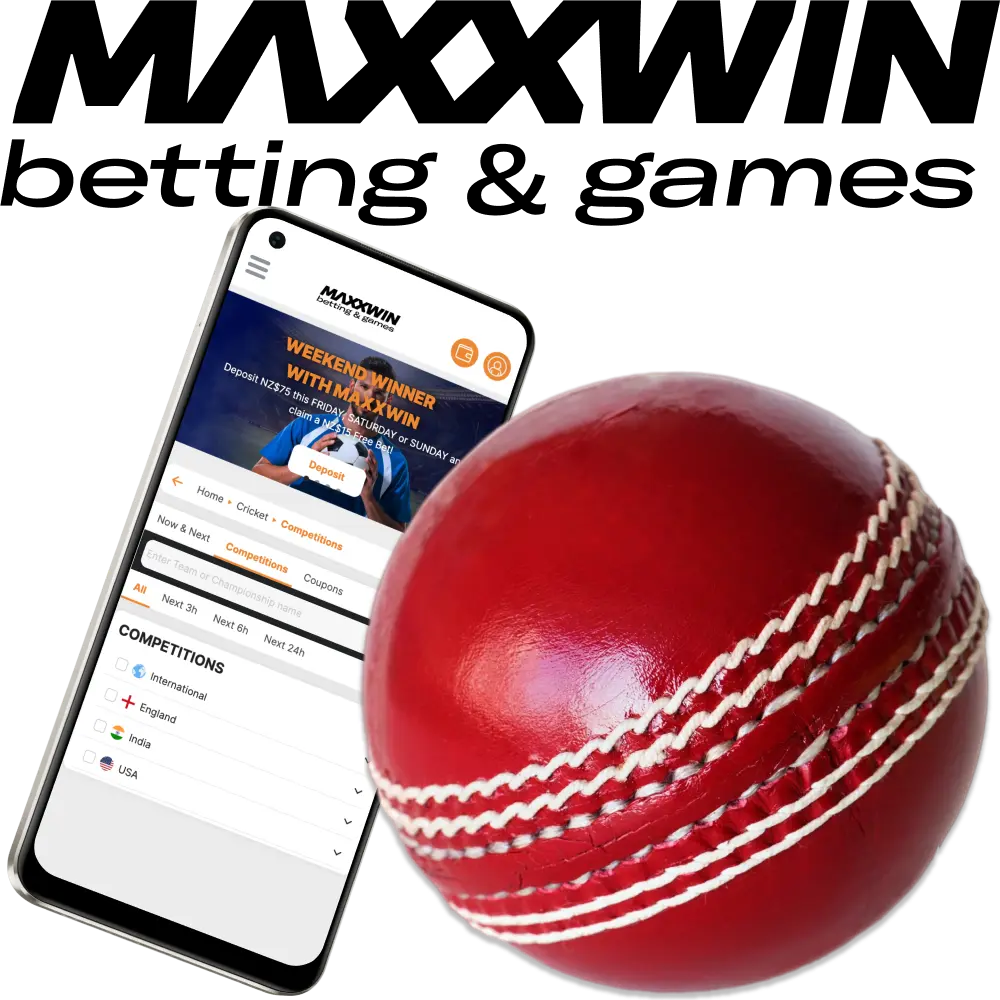 Betting on Cricket at Maxxwin in New Zealand.