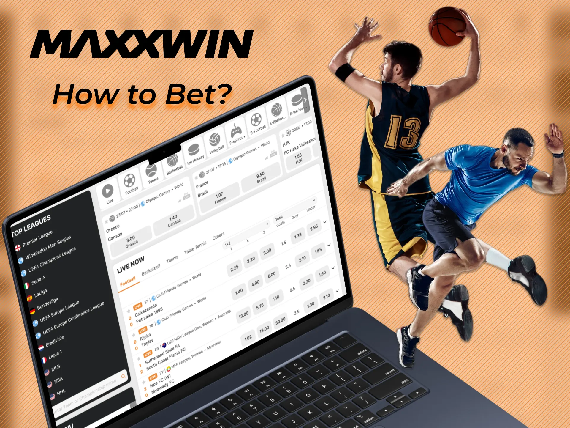 Start betting on sports on the official Maxxwin website.