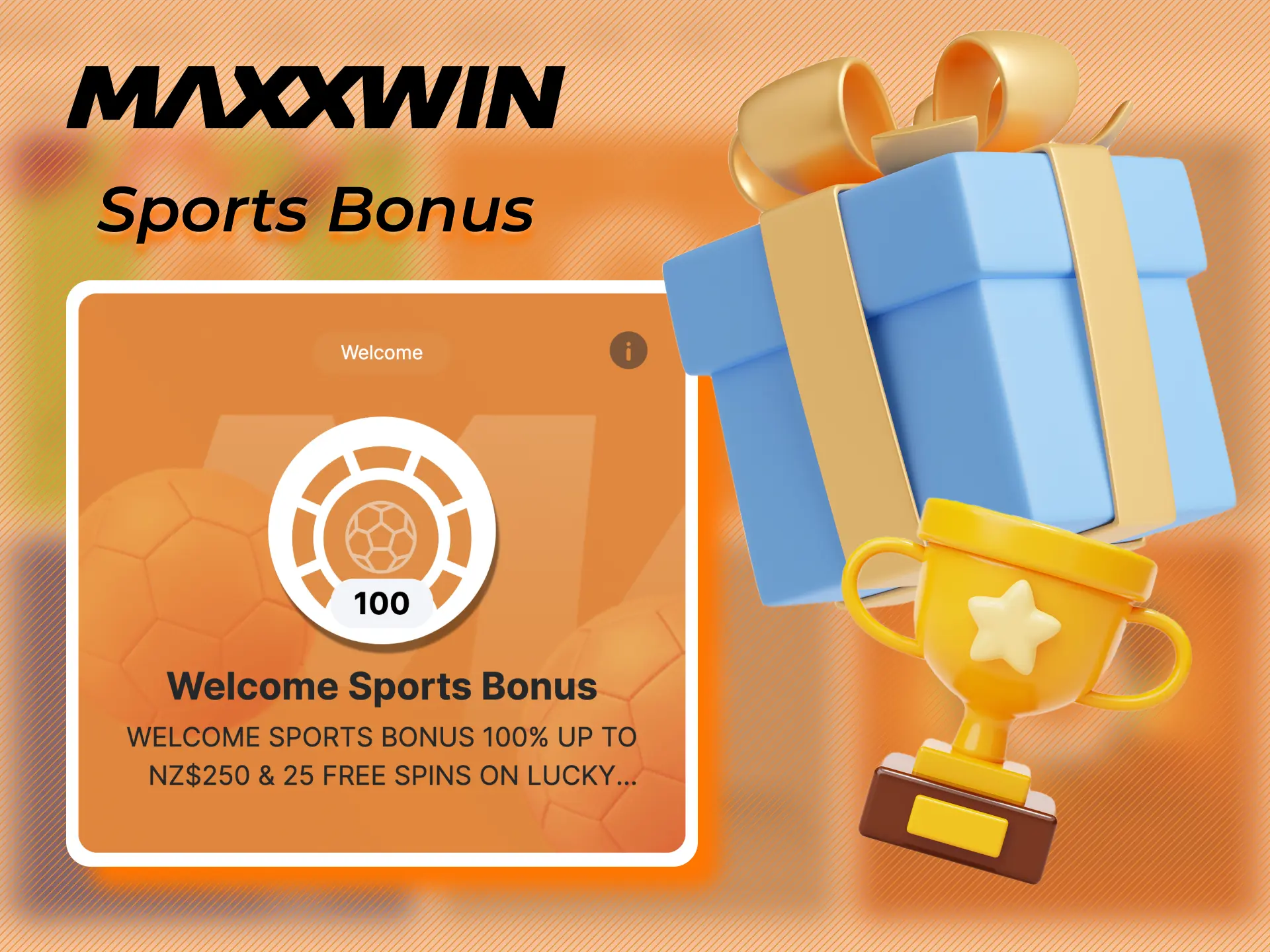 Get the Sports Welcome Bonus on Maxxwin.