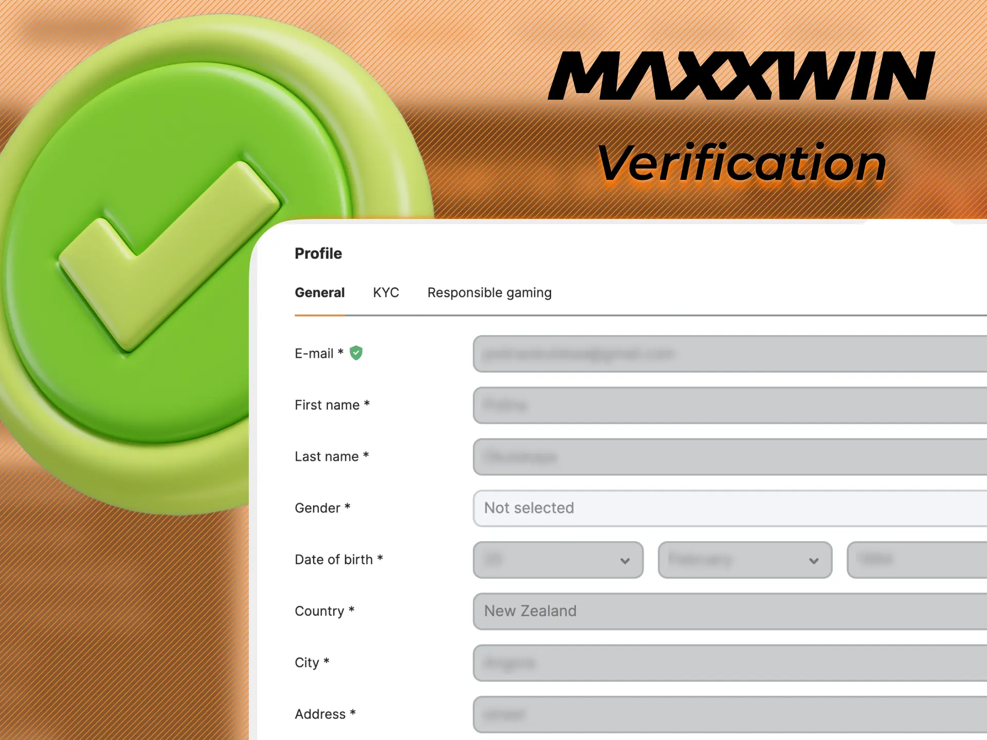 You need to go through verification on Maxxwin website.