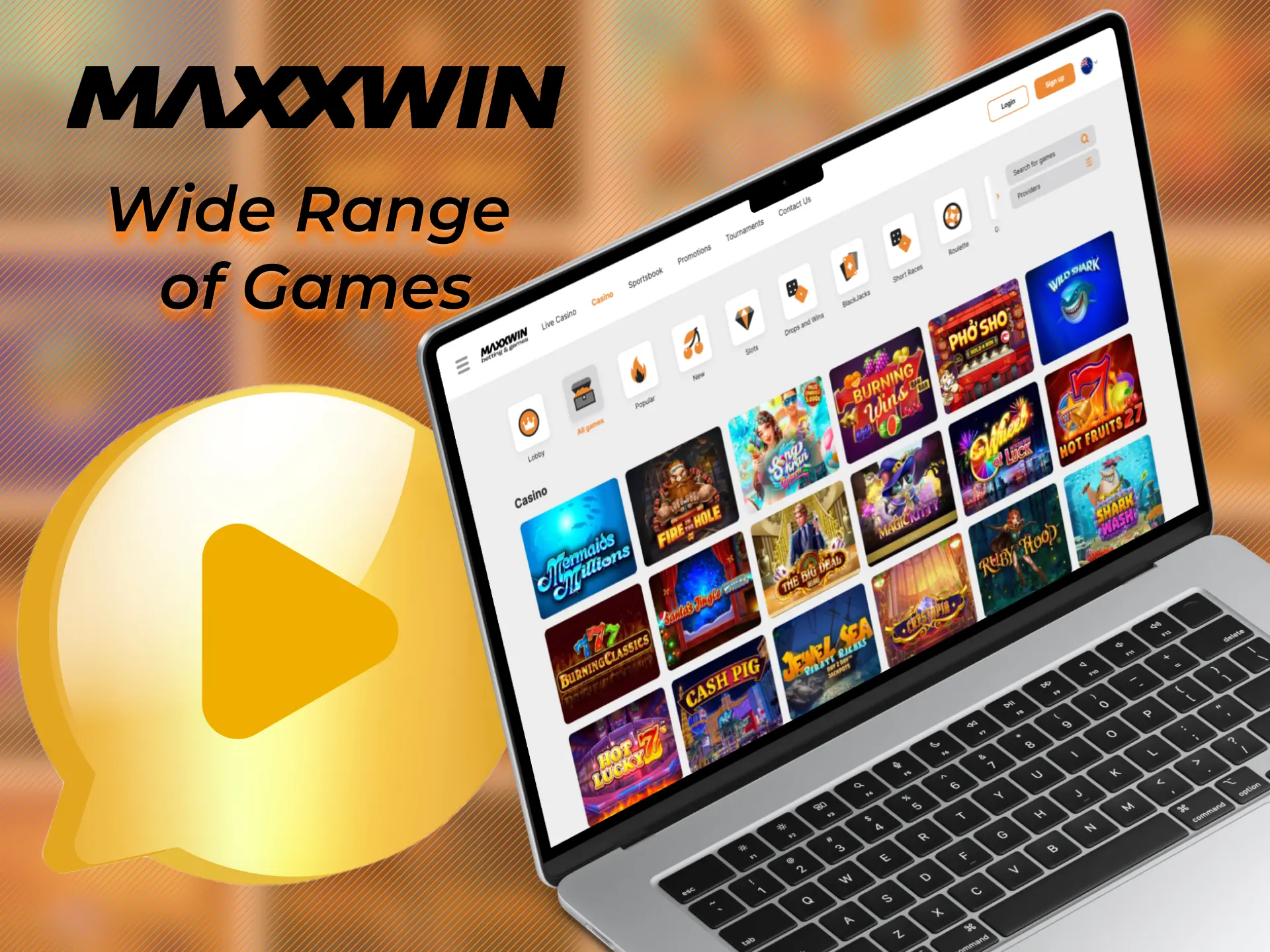 You can bet on dozens of sports at Maxxwin.