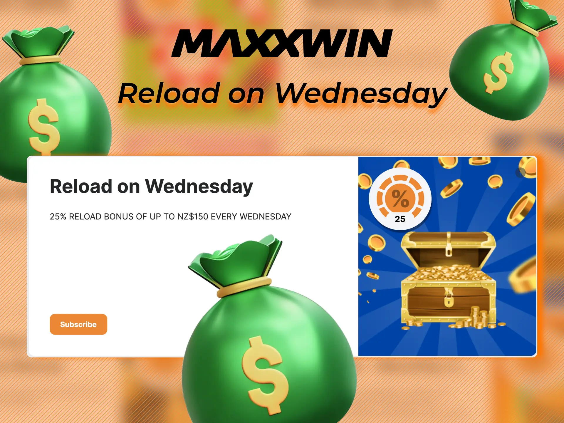 You need to make a deposit to activate the Maxxwin bonus.