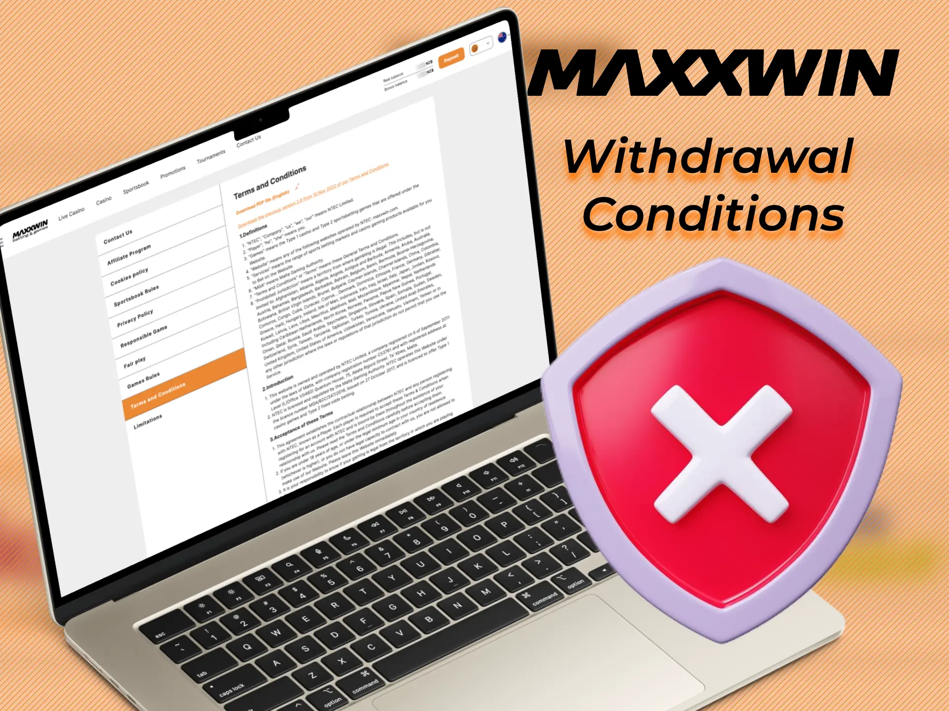 Follow the rules on Maxxwin website for withdrawing money.